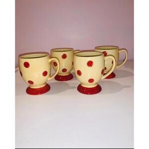 Southern living polka dot mugs sienna